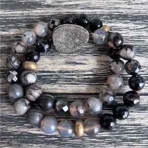 Silpada Ode to Geode Stretch Bracelet